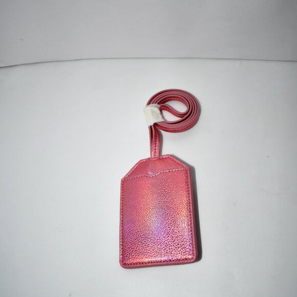 Kurt Geiger London Southbank Metallic Strawberry Tag Lanyard #3591655979 NWT - Picture 2 of 4